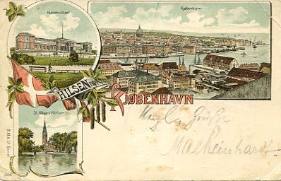 Sammlung von 3 eigenh. Bildpostkarten mit U.