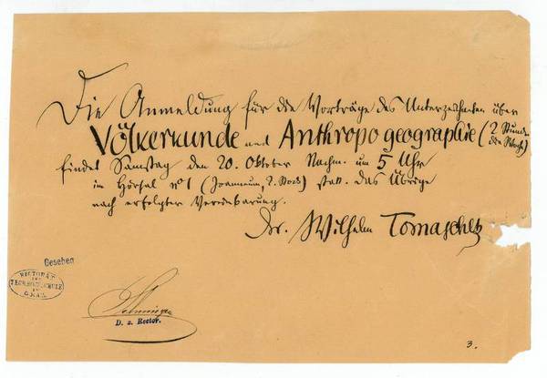 Eigenh. Schriftstück mit U.