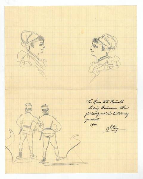 Eigenh. Skizze mit U.