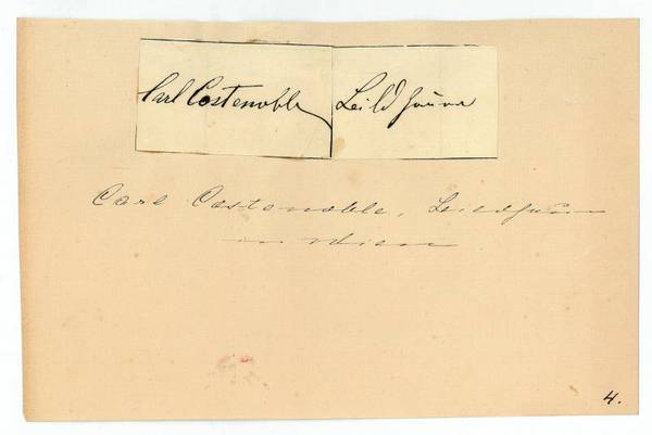 Ausschnitt mit eigenh. U.