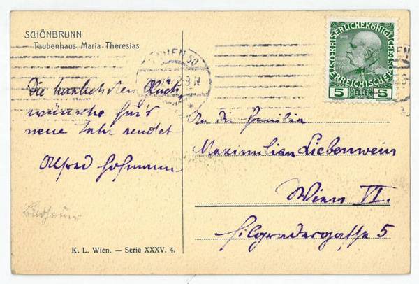 Eigenh. Bildpostkarte mit U.