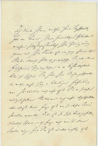 Eigenh. Brief mit U.