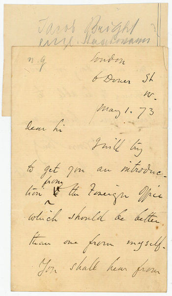 Autograph letter signed.