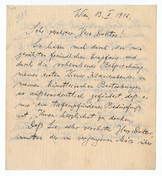 Eigenh. Brief mit U.