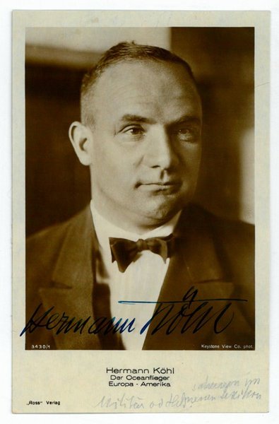 Portraitpostkarte mit eingeh. U.