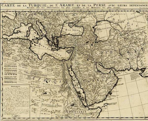 Carte de la Turquie, de L'Arabie et de la Perse …