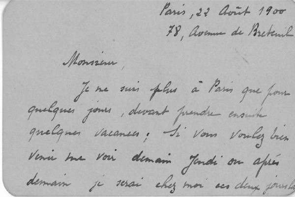 Eigenh. Brief mit U.