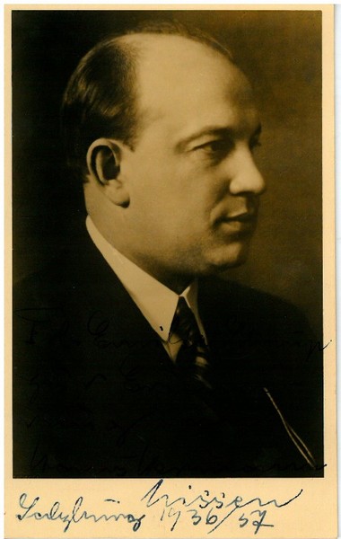 Eigenh. Postkarte mit U.