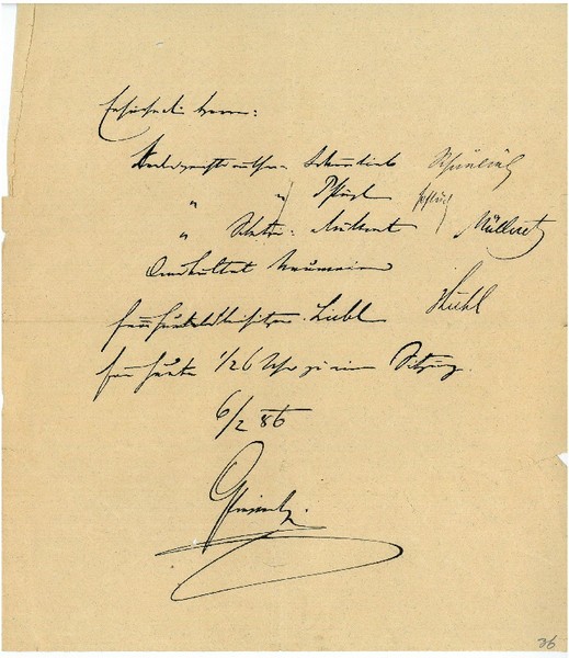 Eigenh. Brief mit U.