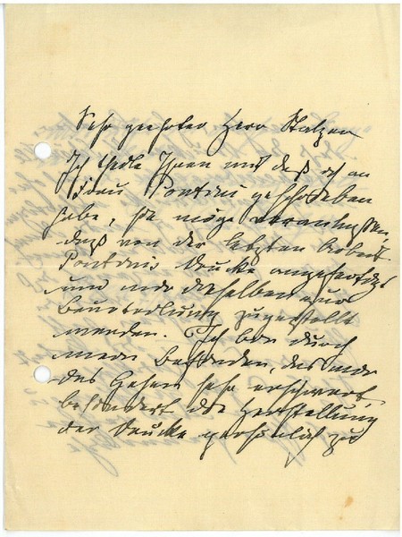 Eigenh. Brief mit U.