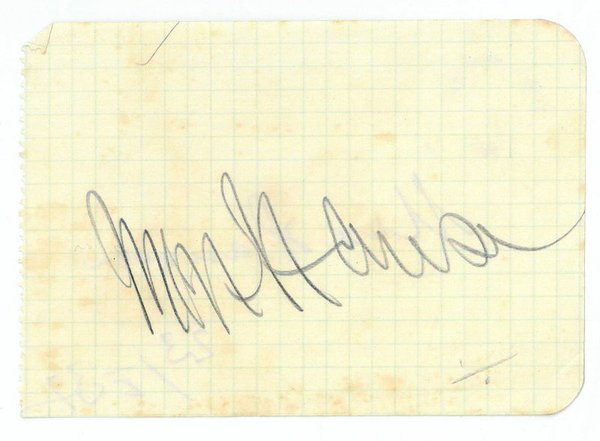 Albumblatt mit eigenh. U.