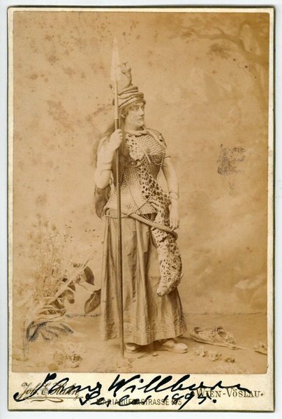 Kabinettphotographie mit eigenh. U.