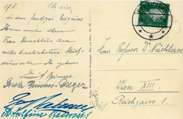 APcS und mit weiteren U. von Gerda, Georg und Adolfine …