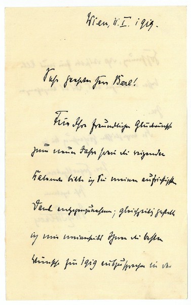 Eigenh. Brief mit U.