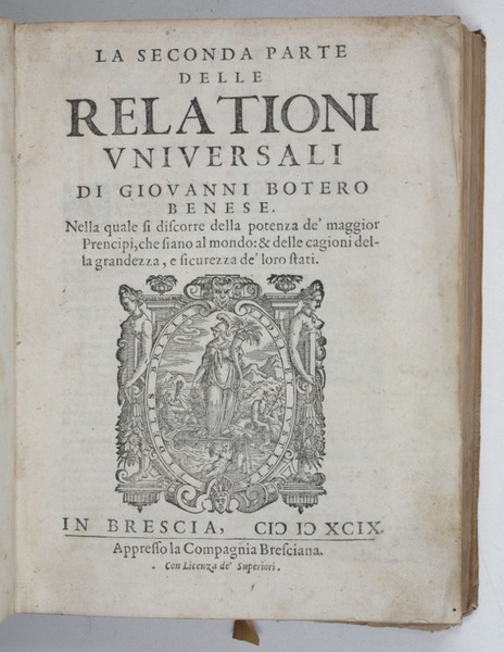 La seconda [terza, quarta] parte delle relationi universali.