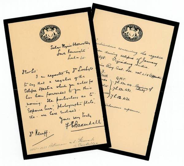 Eigenh. Brief mit U.