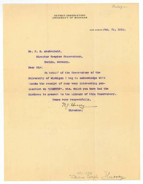 Ms. Brief (Durchschlag) mit eigenh. U.