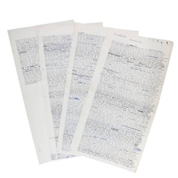["Einladung, Hermann Lenz zu lesen"]. Ms. Typoskript mit zahlreichen eigenh. …