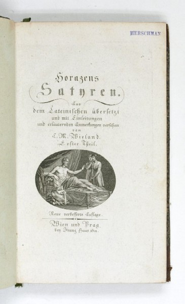 Horazens Satyren. Aus dem Lateinischen übersetzt und mit Einleitungen und …