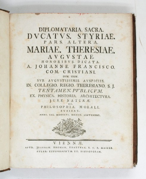 Diplomataria sacra Ducatus Styriae. Pars altera.