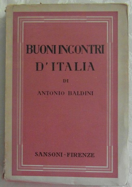 BUONI INCONTRI D'ITALIA.
