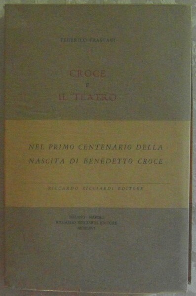 CROCE E IL TEATRO.
