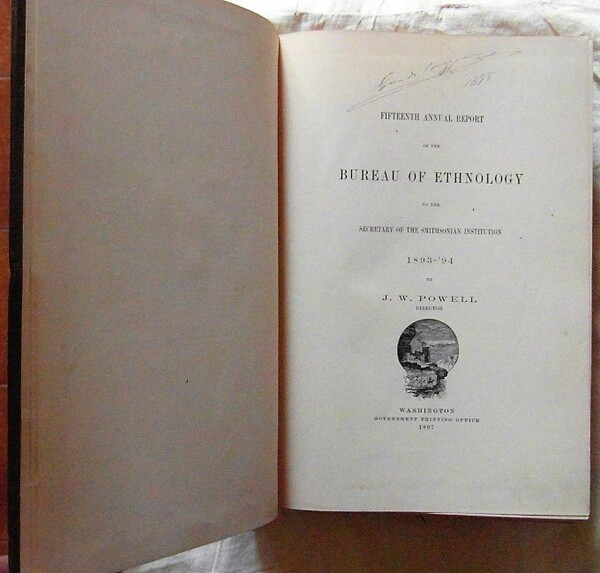 FIFTEENTH ANNNUAL REPORT OF THE BUREAU OF ETHNOLOGY TO THE …