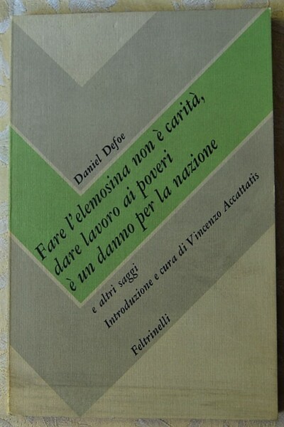 FARE L'ELEMOSINA NON E' CARITA', DARE LAVORO AI POVERI E' …