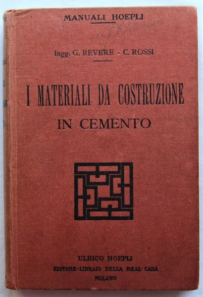 I MATERIALI DA COSTRUZIONE IN CEMENTO.