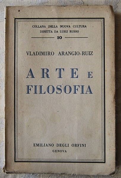 ARTE E FILOSOFIA.