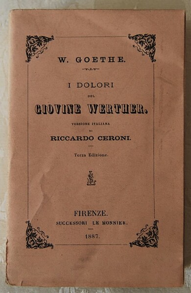 I DOLORI DEL GIOVINE WERTHER.