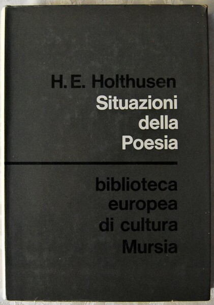SITUAZIONI DELLA POESIA.