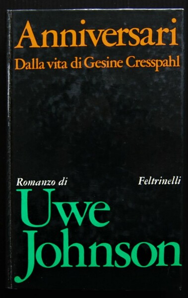 ANNIVERSARI. DALLA VITA DI GESINE CRESSPAHL.