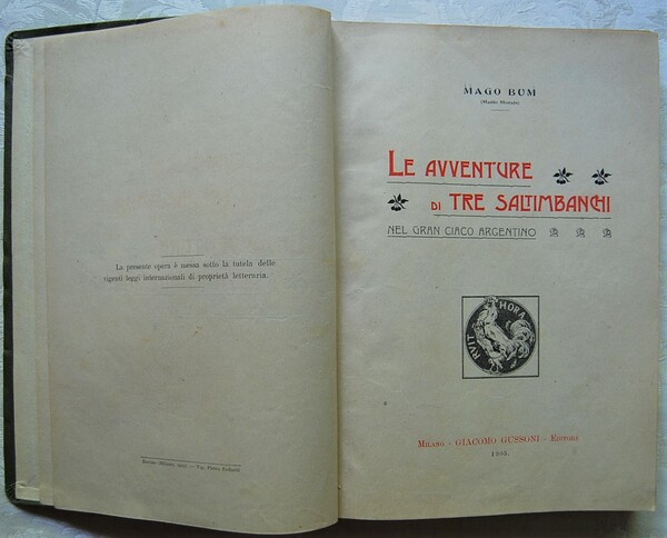 LE AVVENTURE DI TRE SALTIMBANCHI NEL GRAN CIRCO ARGENTINO.