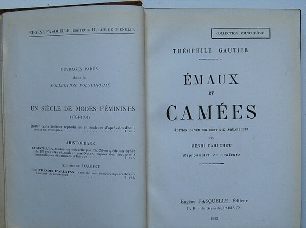 EMAUX ET CAMEES.