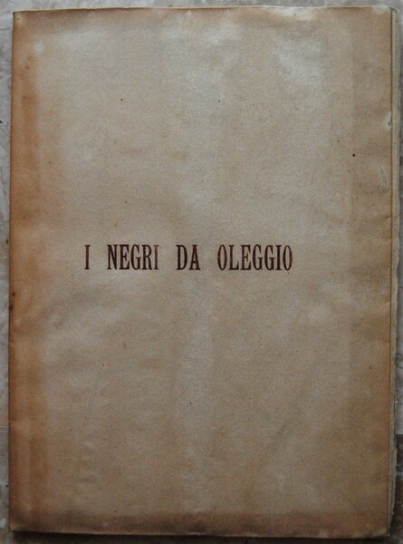 I NEGRI DA OLEGGIO.
