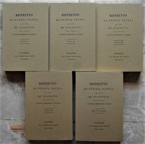 RISTRETTO DI STORIA PATRIA AD USO DE' PIACENTINI.