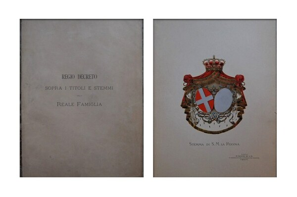 REGIO DECRETO SOPRA I TITOLI E GLI STEMMI DELLA REALE …