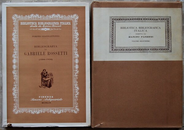 BIBLIOGRAFIA DI GABRIELE ROSSETTI.