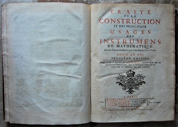 TRAITE' DE LA CONSTRUCTION ET DES PRINCIPAUX USAGES DES INSTRUMENS …