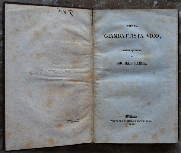 SOPRA GIAMBATTISTA VICO STUDII QUATTRO.