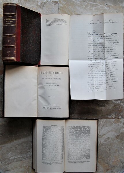 IL RISORGIMENTO ITALIANO. BIOGRAFIE STORICO POLITICHE DI ILLUSTRI ITALIANI CONTEMPORANEI.