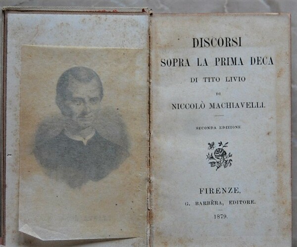 DISCORSI SOPRA LA PRIMA DECA DI TITO LIVIO.