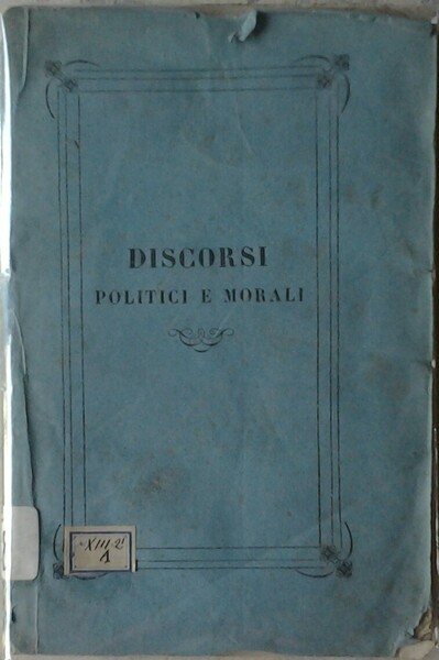DISCORSI POLITICI E MORALI.