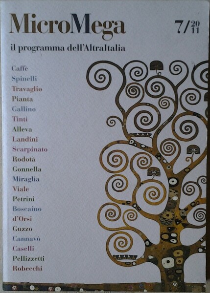 MICROMEGA 7/2011. IL PROGRAMMA DELL'ALTRAITALIA.