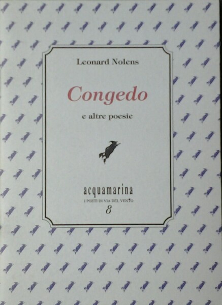 CONGEDO E ALTRE POESIE.