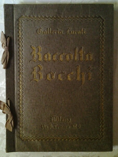 RACCOLTA BOCCHI. CATALOGO DELLA VENDITA ALL'ASTA. PREFAZ. DI AURELIO MINGHETTI.