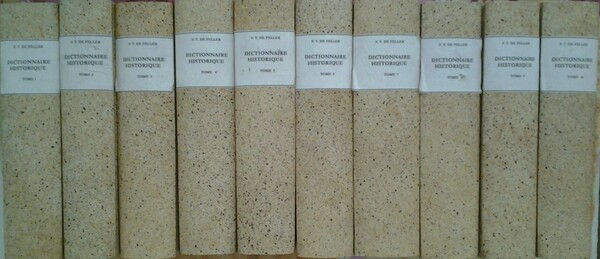 DICTIONNAIRE HISTORIQUE. - OU HISTOIRE ABREGEE DES HOMMES QUI SE …