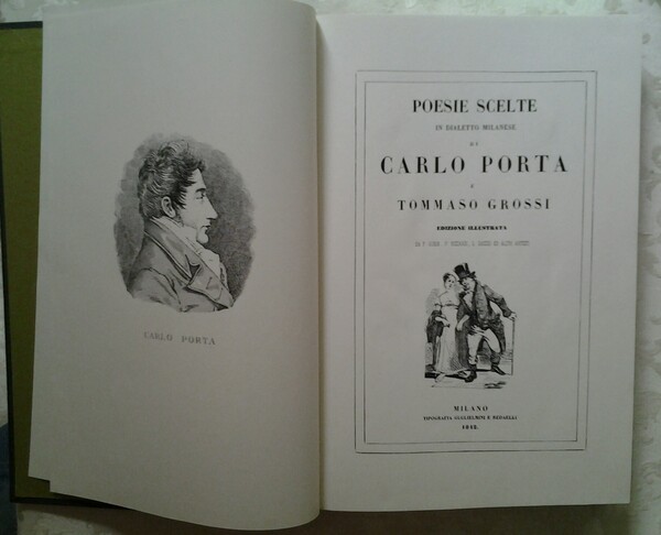 POESIE SCELTE IN DIALETTO MILANESE. EDIZIONE ILLUSTRATA DA F. GONIN, …