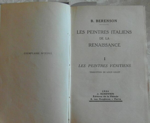 LES PEINTRES ITALIENS DE LA RENAISSANCE.